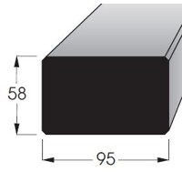 HF 58x95 SM /480 hobľované