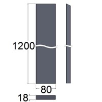 Plotovka rovná 18x80 BO /120