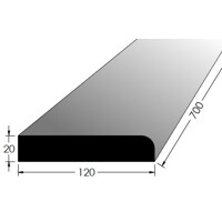 Prah R BK 700x120