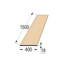 Škárovka BO 18x400 x 1500 doštička bez háčikov A/B