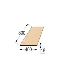 Škárovka SM 18x400 x 800 doštička bez háčikov A/B