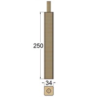 Stojka 250 (4 ks)