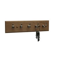 Doštička na vešiak pre kľúče / kabáty BO 400x95 - prkénko bez háčků